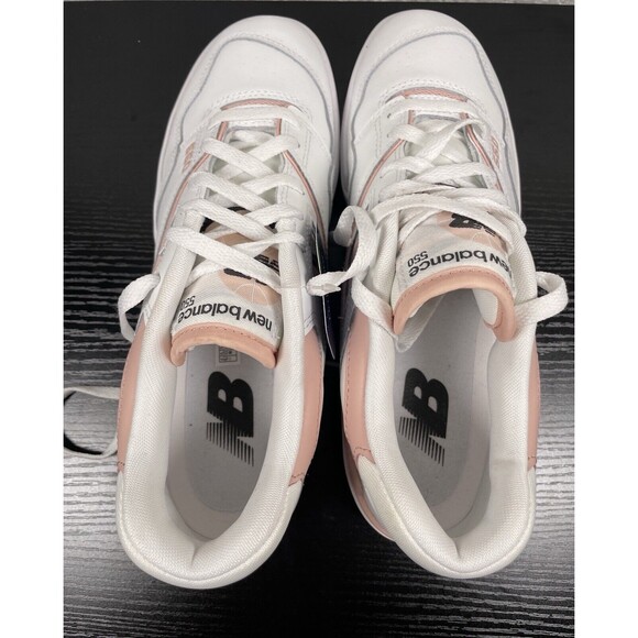 New Balance 550 White Pink Women Sz 10 LifeStyle Casual Shoes Sneakers BBW550BP - Picture 10 of 10